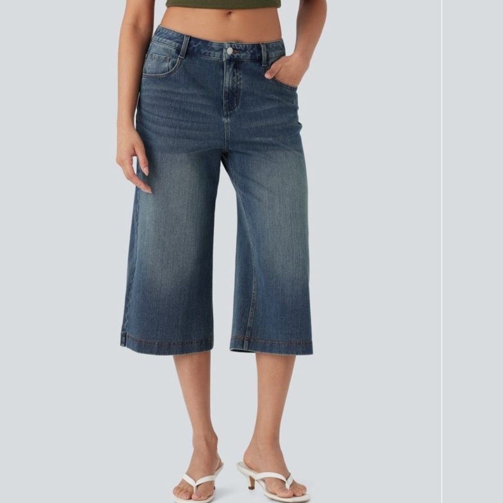 BRAND NEW! HALARA "FLex" Low-rise Casual Baggy Capris ♥️ (Large 12/14)